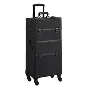 3-in-1 Aluminum Cosmetic Case Professional Makeup Train Case