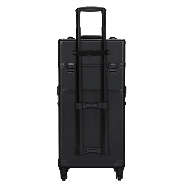 3-in-1 Aluminum Cosmetic Case Professional Makeup Train Case
