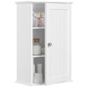 Wall Mounted Cabinet 3 Tiers Storage Single Door