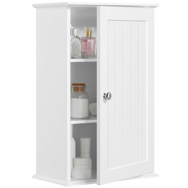 Wall Mounted Cabinet 3 Tiers Storage Single Door