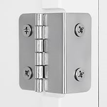 Wooden Wall Mount Living Room Wall Cabinet with Double Mirror