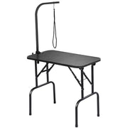 Pet Foldable Grooming Table Dog Cat Beauty Trimming W/Loop Noose Height Adjustable