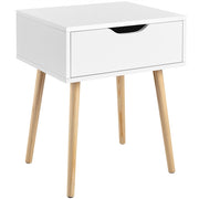Mid-Century Modern Accent Sofa Side End Table Nightstand