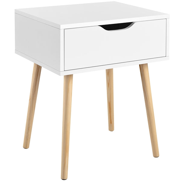Mid-Century Modern Accent Sofa Side End Table Nightstand