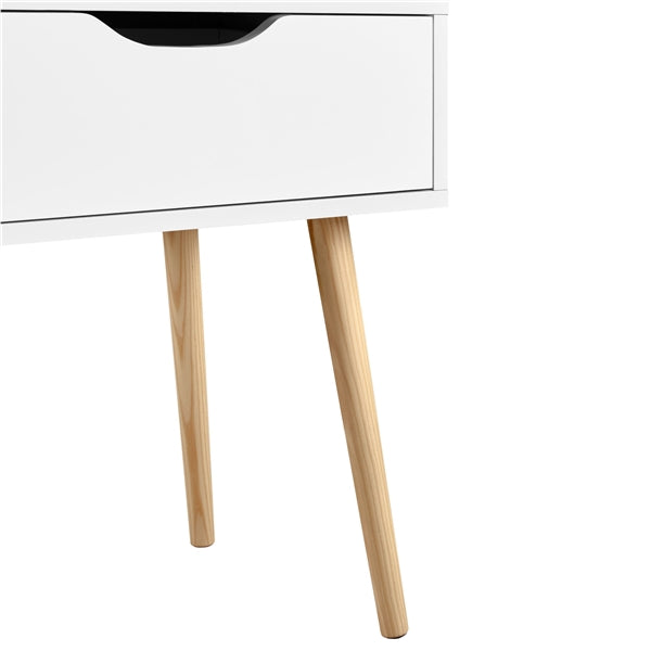 Mid-Century Modern Accent Sofa Side End Table Nightstand
