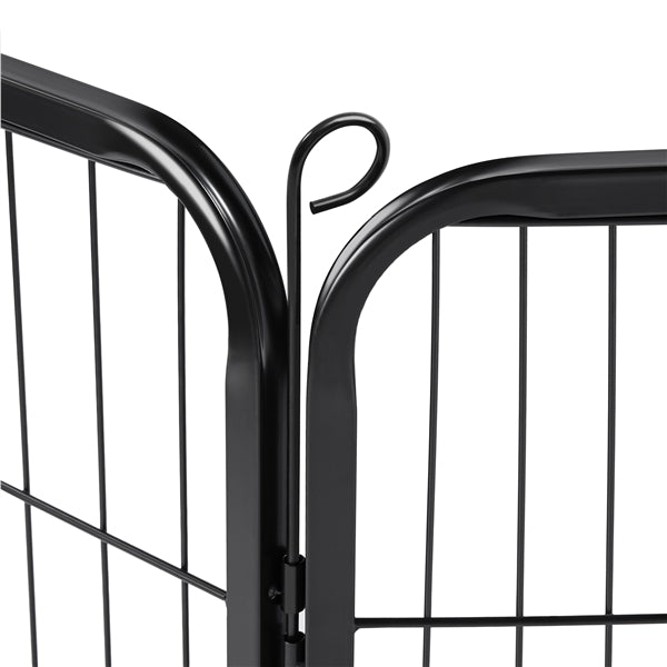 6 Panels Dog Playpen Foldable Metal Pet Playpen