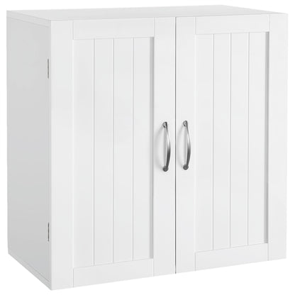 Wall Mount Cabinet Storage Organizer with Adjustable Shelf Cupboard Unit
