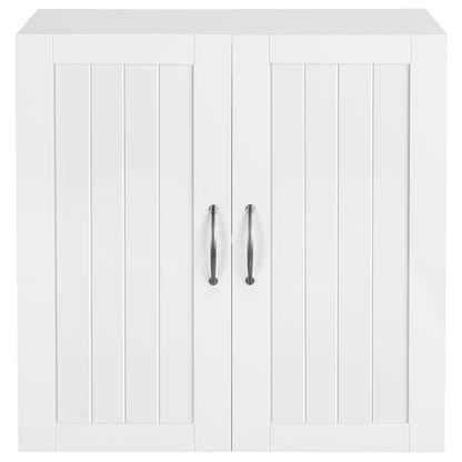 Wall Mount Cabinet Storage Organizer with Adjustable Shelf Cupboard Unit
