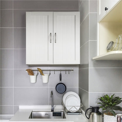 Wall Mount Cabinet Storage Organizer with Adjustable Shelf Cupboard Unit