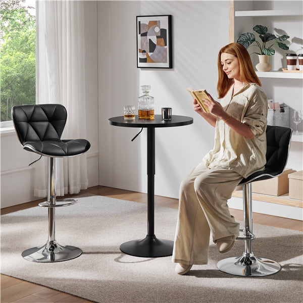 Adjustable Pub Table Bistro Table Pedestal Table