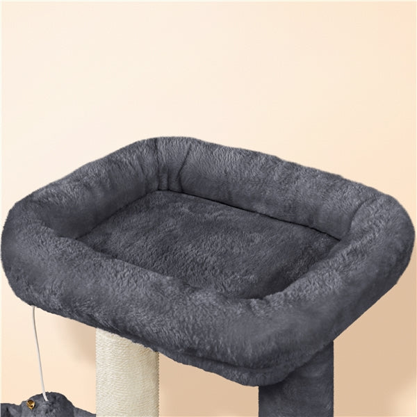 Cat Tower Plush Cover Cat Tree with Condo/Nest/Platform/Basket Big