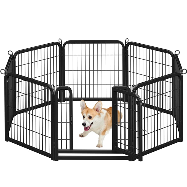 60cm Tall Dog Playpen Panels 8 Panels Dog Pen Metal Pet Playpen