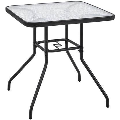 27.5'' Outdoor Coffee Table Patio Square Bistro Table