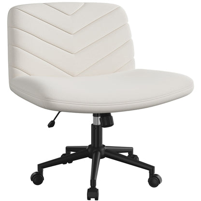 Fabric Swivel Desk Chair Cross Legged Office Chair Vanity chair Nail chair