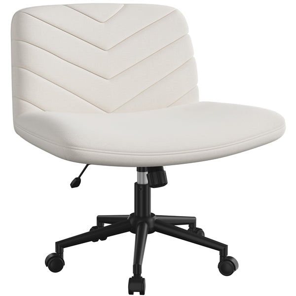 Fabric Swivel Desk Chair Cross Legged Office Chair Vanity chair Nail chair