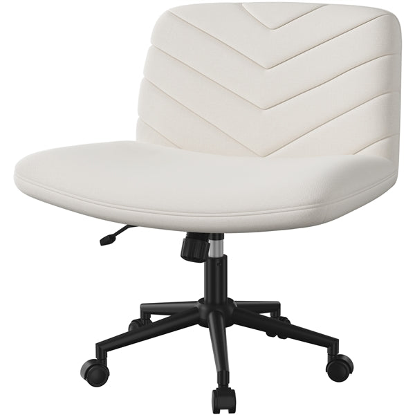 Fabric Swivel Desk Chair Cross Legged Office Chair Vanity chair Nail chair