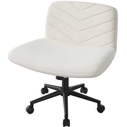 Fabric Swivel Desk Chair Cross Legged Office Chair Vanity chair Nail chair