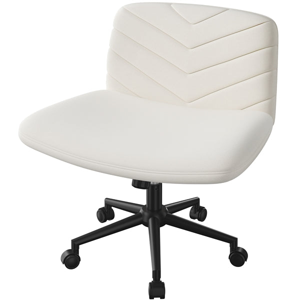 Fabric Swivel Desk Chair Cross Legged Office Chair Vanity chair Nail chair