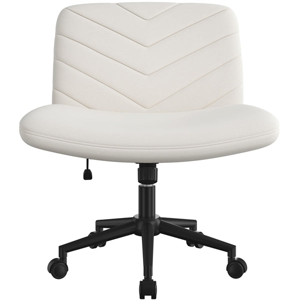 Fabric Swivel Desk Chair Cross Legged Office Chair Vanity chair Nail chair