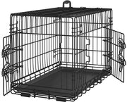 76 cm Dog Crate Foldable Metal Wire Dog Cage Pet Kennel