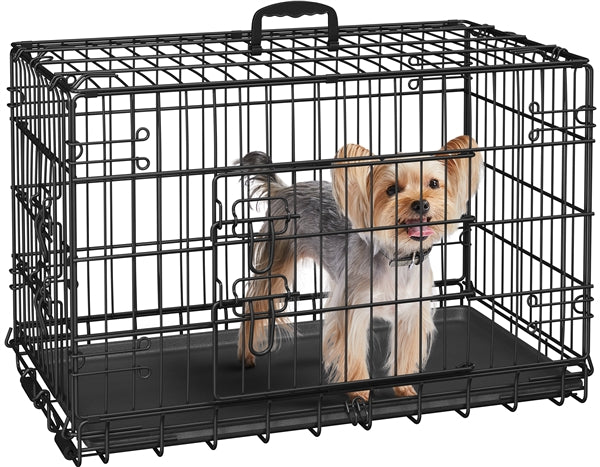 76 cm Dog Crate Foldable Metal Wire Dog Cage Pet Kennel