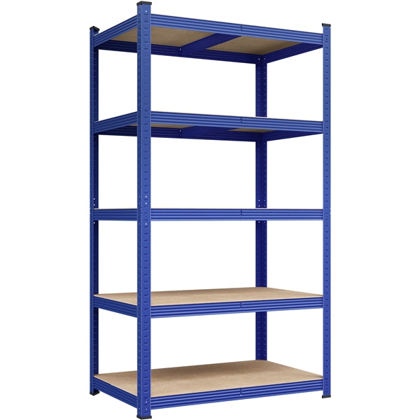 180cm H Heavy-Duty 5-Tier Garage Storage Shelf Rack Steel Shelving Unit