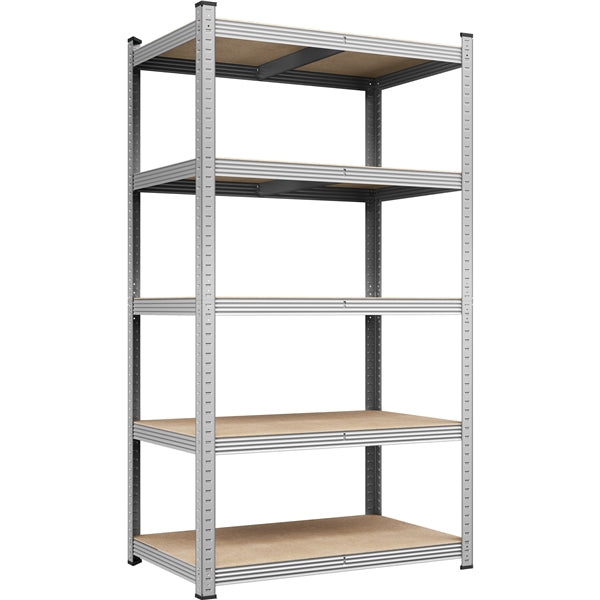 180cm H Heavy-Duty 5-Tier Steel Shelving Unit Garage Storage Shelf Rack
