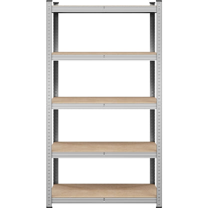 180cm H Heavy-Duty 5-Tier Steel Shelving Unit Garage Storage Shelf Rack