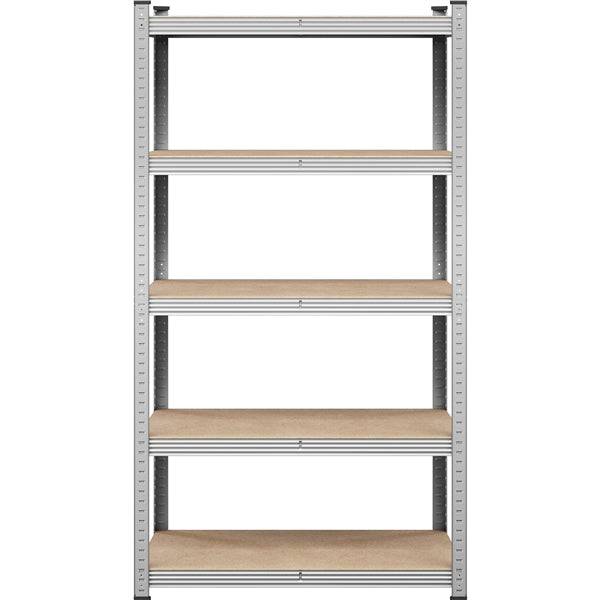 180cm H Heavy-Duty 5-Tier Steel Shelving Unit Garage Storage Shelf Rack