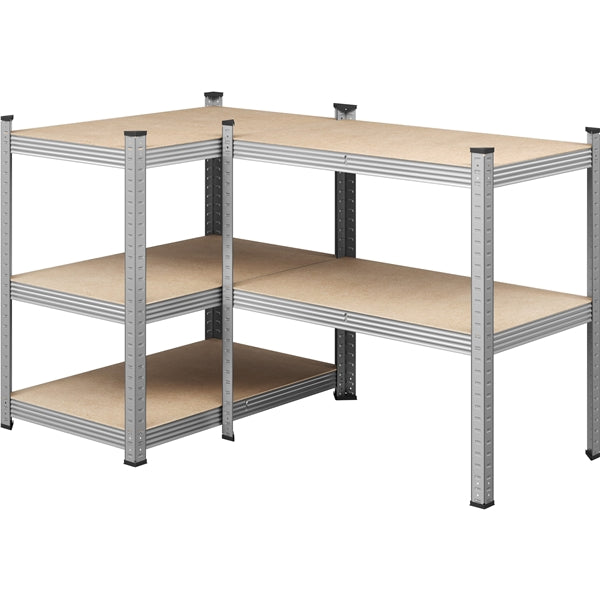 180cm H Heavy-Duty 5-Tier Steel Shelving Unit Garage Storage Shelf Rack