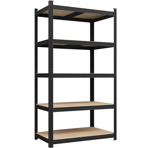 5-Tier Garage Shelving Unit 180cm – Boltless Metal Storage Rack