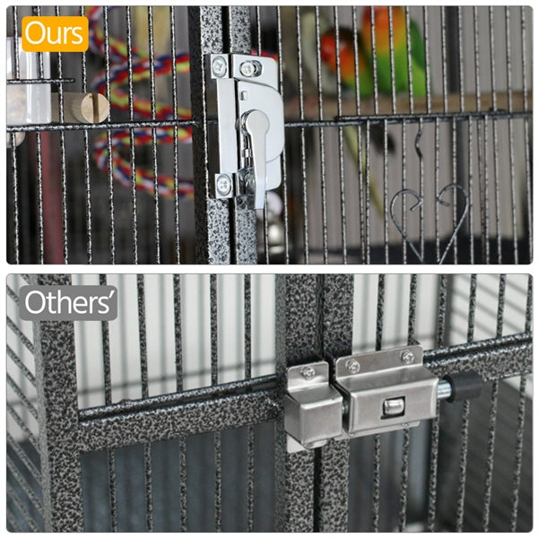 175.5cm H Extra Large Pet Cage Mobile Large Bird Cage Parrot Cage