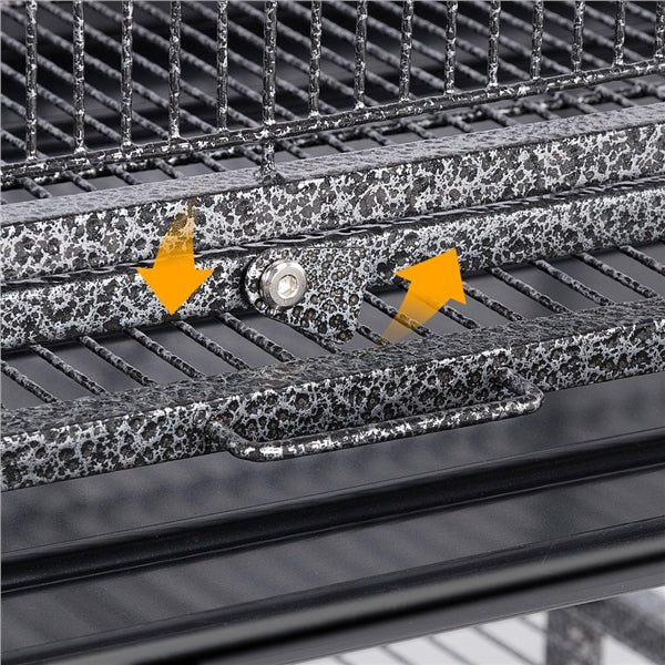 175.5cm H Extra Large Pet Cage Mobile Large Bird Cage Parrot Cage