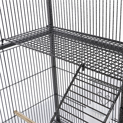 175.5cm H Extra Large Pet Cage Mobile Large Bird Cage Parrot Cage