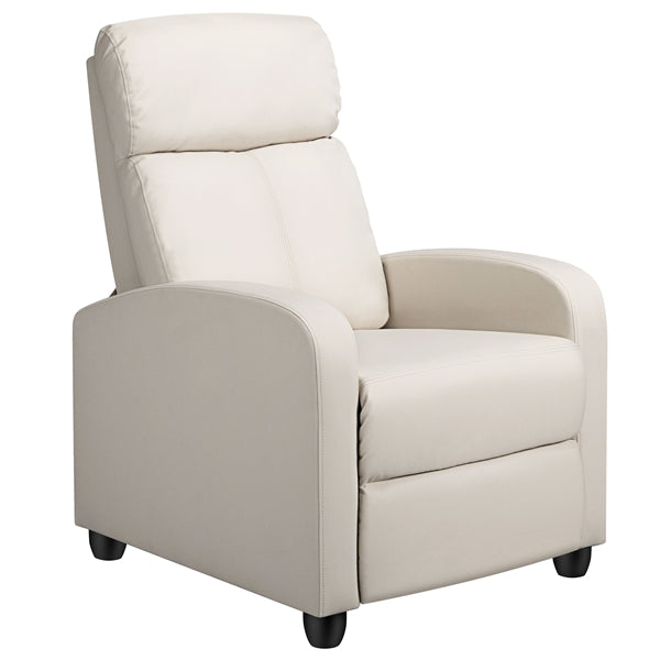 Recliner Chair Recliner Sofa Adjustable Modern Single Reclining Chair Upholstered Sofa