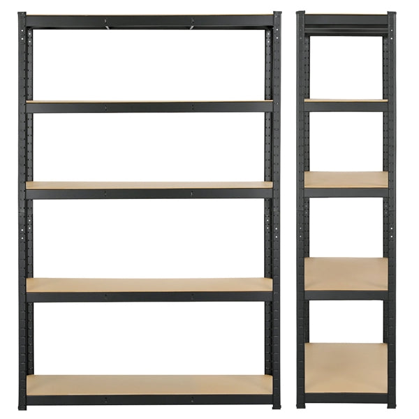 5-Tier Metal Storage Shelving Adjustable Display Rack Unit Overhead Storage Shelves