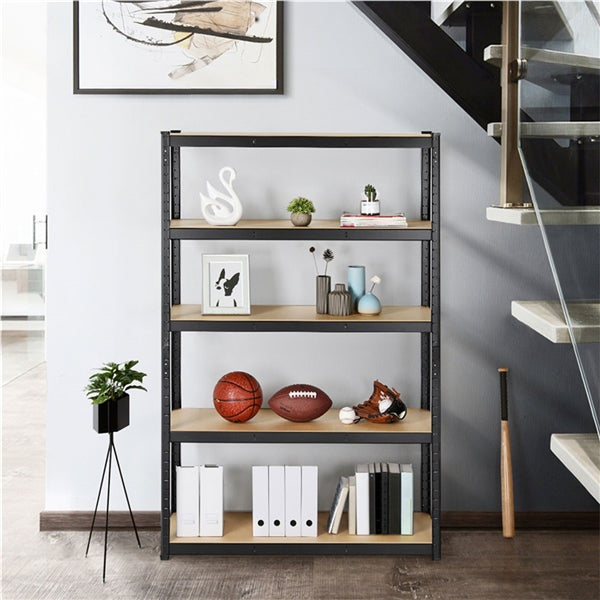 5-Tier Metal Storage Shelving Adjustable Display Rack Unit Overhead Storage Shelves