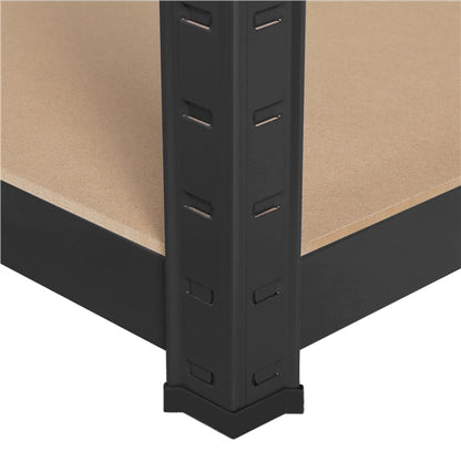 5-Tier Metal Storage Shelving Adjustable Display Rack Unit Overhead Storage Shelves