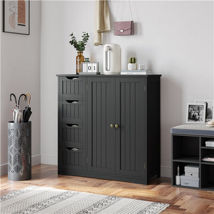 Furniture Organizer Bathroom Floor Cabinet Side Storage Cabinet
