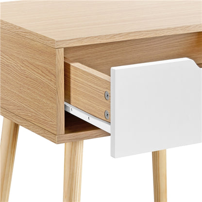 Set of 2 Mid-Century Modern Accent Sofa Side End Table Nightstand