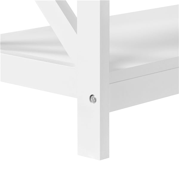 3-Tier Wooden Console Table Sofa Side Table Entryway Table