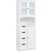65.5″ Tall Bathroom Storage Cabinet, Freestanding Bathroom Cabinet