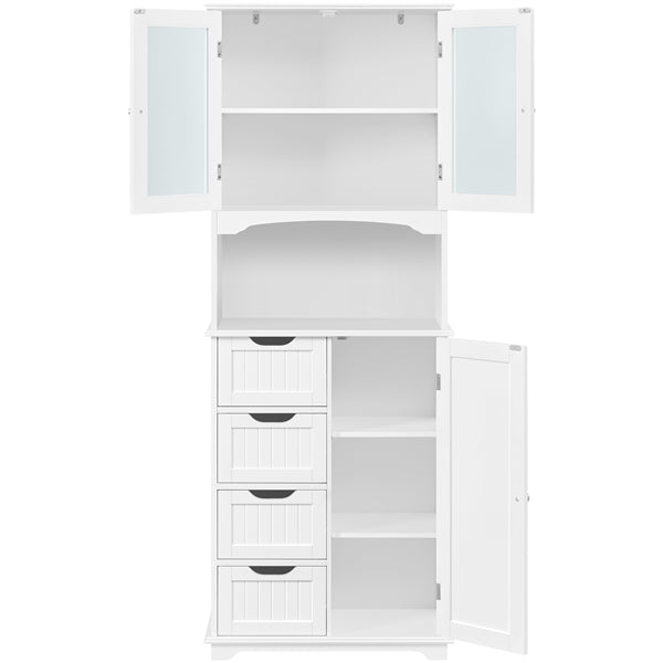 65.5″ Tall Bathroom Storage Cabinet, Freestanding Bathroom Cabinet