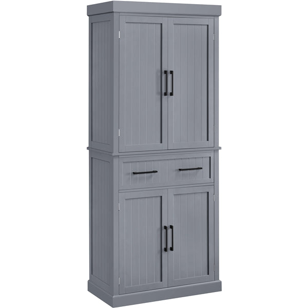 Tall Pantry Cupboard Freestanding Storage Cabinet Kitchen Pantry