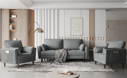 1x 2-seater sofa and 2x suited oversized armchair Sofa Set