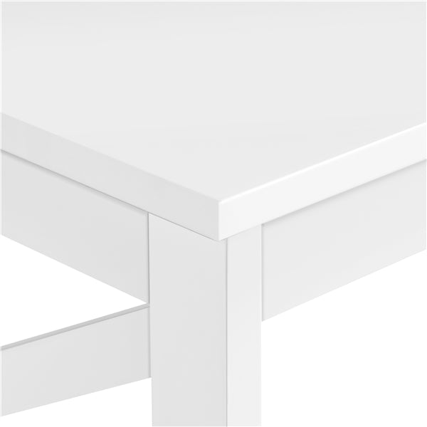 2-Tier Coffee Table with Storage Shelf Accent Cocktail Table
