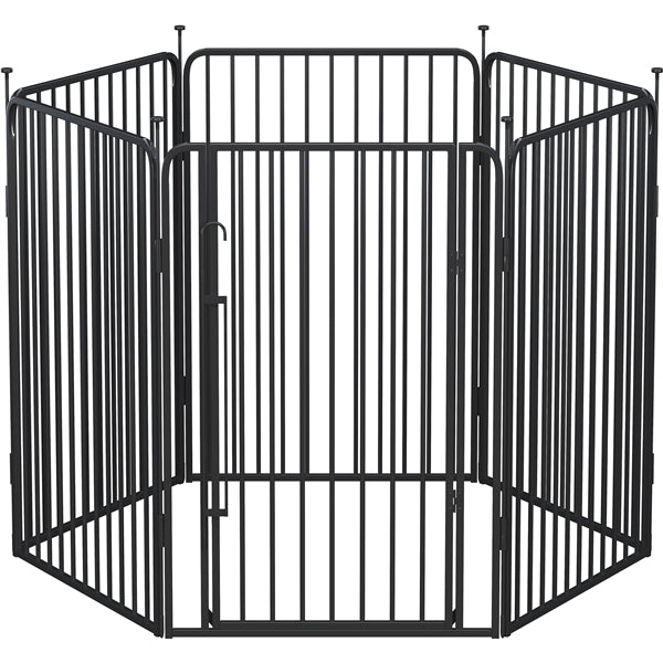 Round Tube for Pet Playpen Iron Dog Cat Exercise Barrier for Outdoor Indoor