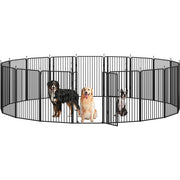 Set of 3 - 100cm 6x Tall Dog Playpen Panels Pet Fence Pet Playpen