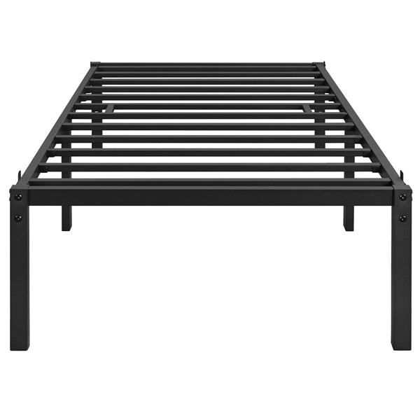 Metal Platform Bed Frame with Heavy Duty Steel Slat Support