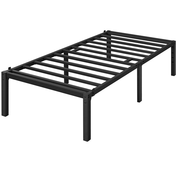 Metal Platform Bed Frame with Heavy Duty Steel Slat Support